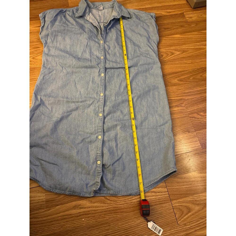 Old Navy Jean Mini Dress Size Medium - Picture 5 of 5